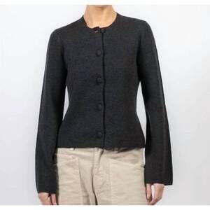 NEW VANESSABRUNO firmin ribbed sweater in anthracite